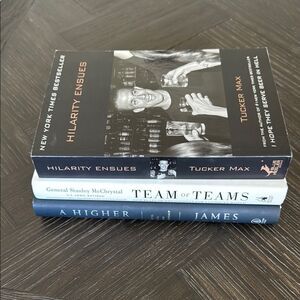 Neutral Decorative Coffee Table Books White Blue | Coastal Modern Home Office